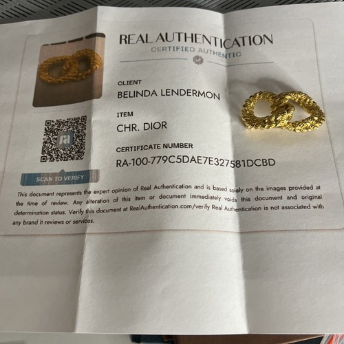 Christian dior gold tone - christian,