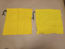 Ex MOD /| 2 x 1958 Dated British Military Vehicle Convoy Signal Flags 18" x 18"