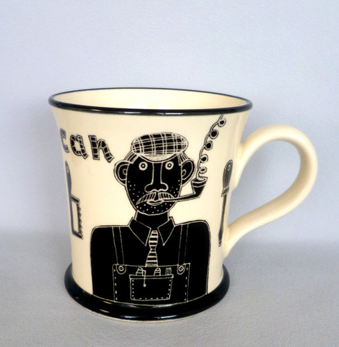 Moorland pottery mug - moorland, mug.