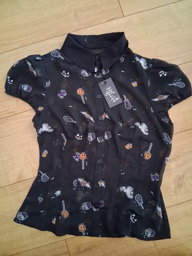 Hell bunny halloween blouse - bunny,