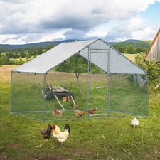 Large Metal Walk-In Chicken