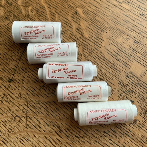 Kantklosgaren white - 5,