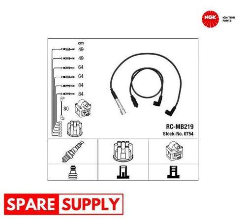 Ignition cable kit for - cable,