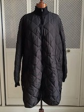 Isle Jacobsen Quilted Coat, Black, Size 18