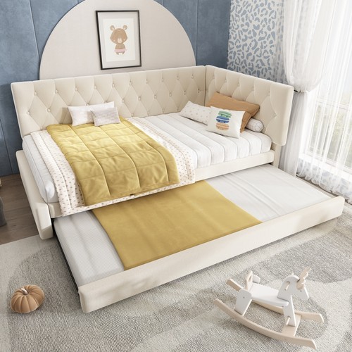 Day bed upholstered - upholstered, single