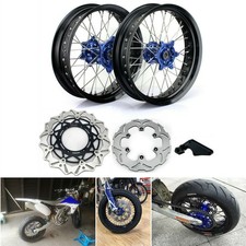 17" Supermoto Roues Jantes Disques Support pr Yamaha YZ 250 F YZ 450 F de 09-13