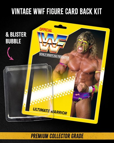 Wwf ultimate warrior card - wwf,