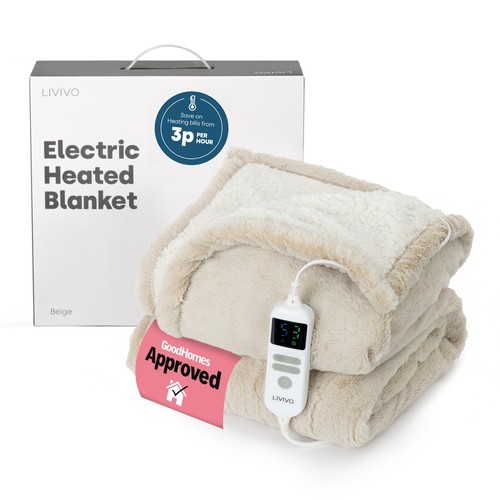 Livivo heated sherpa blanket - livivo,