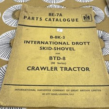 International Harvester B-8k-3 int.drott skid -shovel for btd8 tractor parts cat