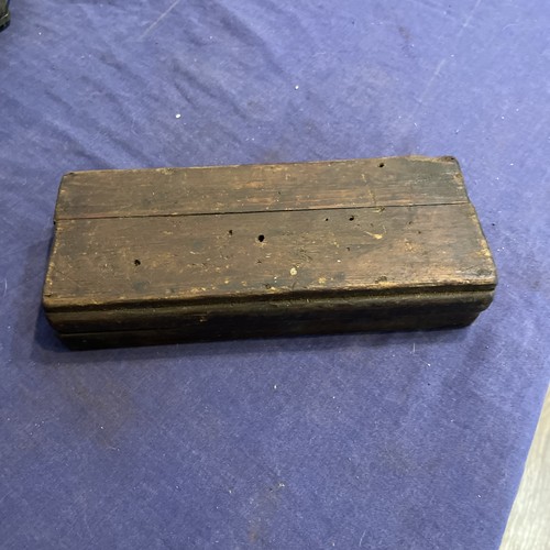 Vintage sharpening stone oil - stone,