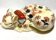 Imari Sleeping Cat Large