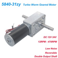 Turbo Worm Geared Motor DC 12V