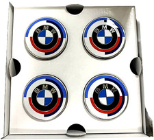 BMW Floating 50th Anniversary Alloy Wheel Center Caps – 56mm (Set of 4)