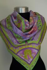 VERSACE STUNNING Pure  SILK SCARF NEW AUTHENTIC Made in Italy