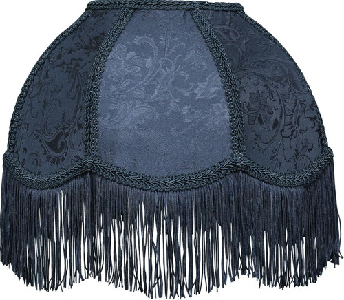 Black fringe lamp shade - black, shade,