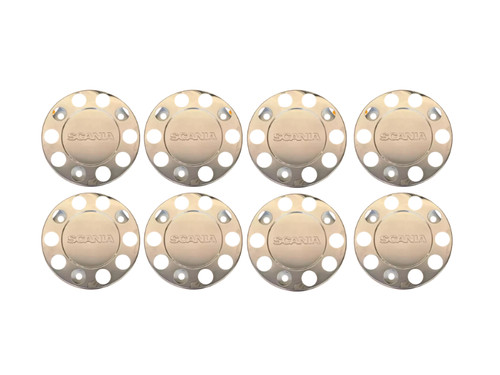 8pcs stainless steel - steel, wheel