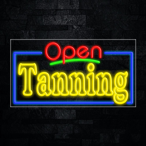 Tanning led neon - led,