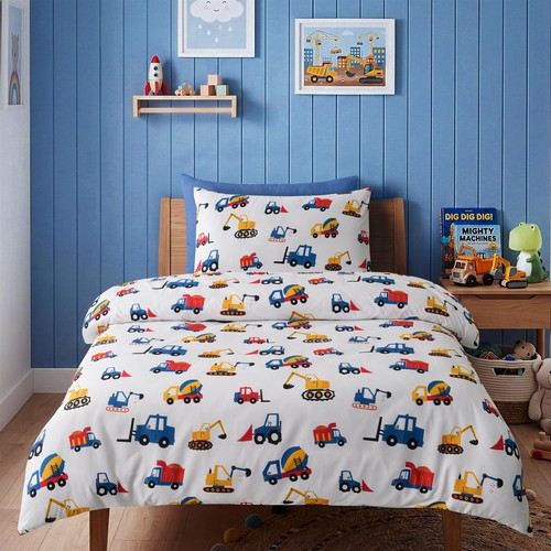 Kids digger duvet cover - kids,