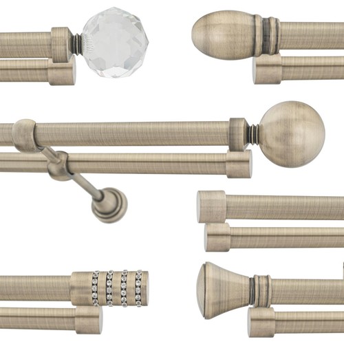 Double metal curtain - curtain, set