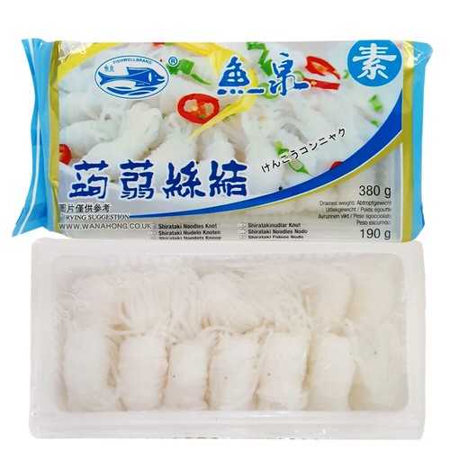 White konjac pasta shirataki - konjac,
