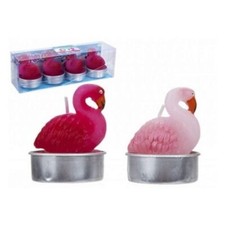 Pink Flamingo Tealight Candles
