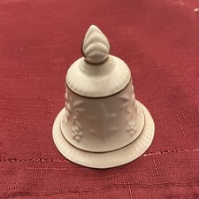 Aynsley Bone China Holly & Berry Camellia Xmas Bell Made In England. Stamped