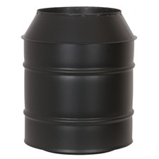 Twin Wall Cone Top Cowl Black