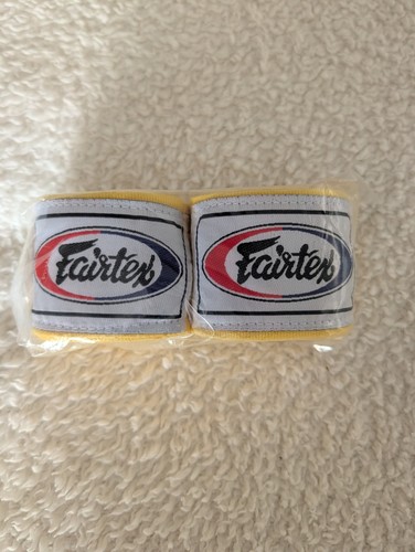 Fairtex handwraps yellow - in,