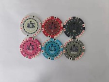 Ceramic Poker Chips 39mm 10g Customisable With Your Own Design Casino Quality 