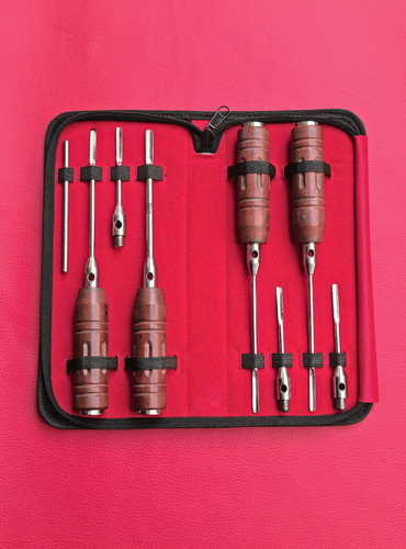Equine dental elevators set - equine,