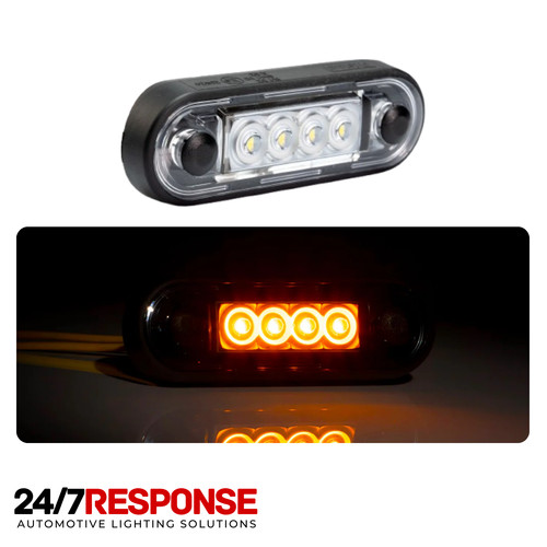 Amber led 24v marker - 12/24v, lamp