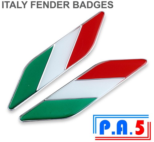 Italy flag wing fender - italy,