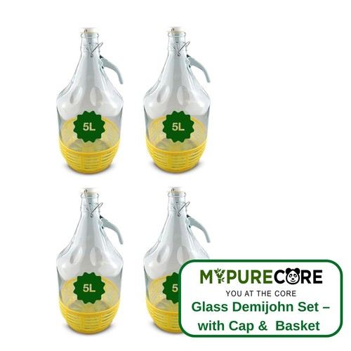 Demijohn glass set x 5l - –, 4