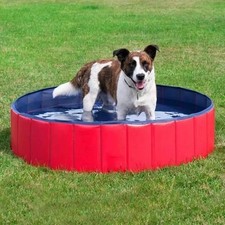 Foldable Collapsible Pet Bath Tub Cat Dog Portable Washing & Swimming Pool