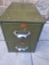 Vintage Green Metal Filing