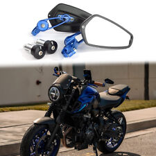 7/8" Motorcycle Handle Bar End Rear View Mirror For Yamaha MT-07 MT-09 MT03 MT10