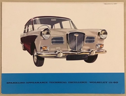 Wolseley car sales - 15/60,