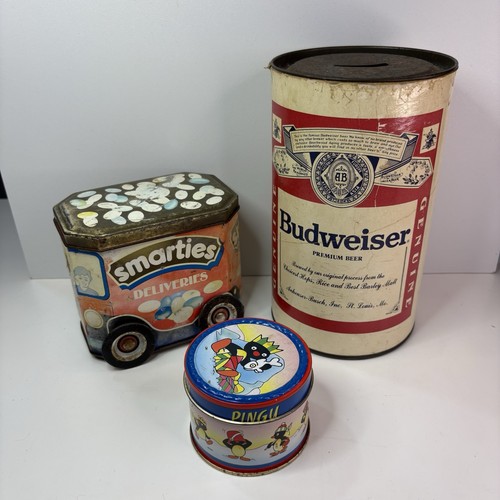 Vintage advertising tins - vintage,