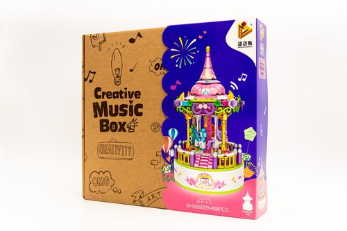 Carousel music box 488 - music, pcs
