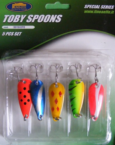 Lineaeffe coloured toby spoons - lineaeffe,