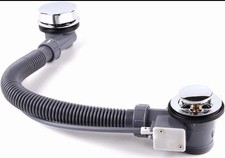 Chrome Bath Waste With