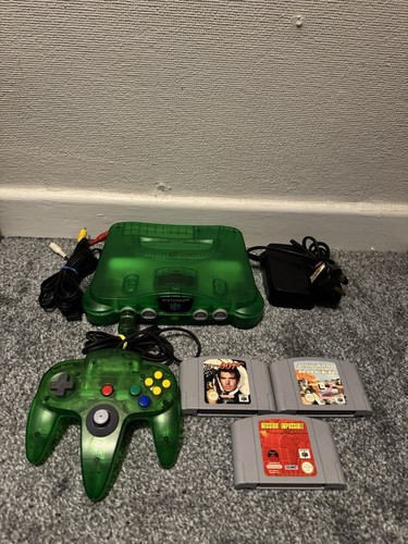 Nintendo n64 jungle green - nintendo, /n64