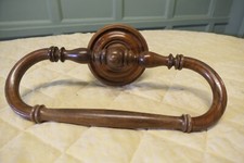 Walnut Ciel de Lit or Bed Canopy Curtain Frame