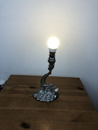 Art deco table lamp dolphin - table,