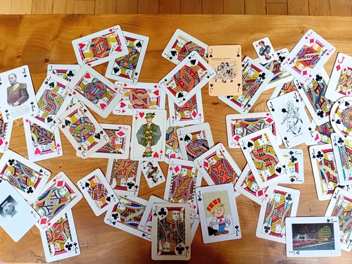 Vintage playing cards - 50,