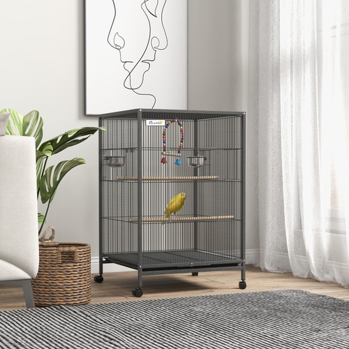 Pawhut bird cage with rolling - pawhut,