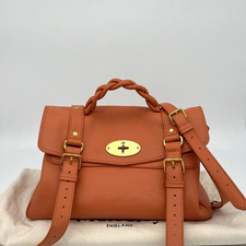 Mulberry Alexa Bag in Apricot Orange with Gold Hardware