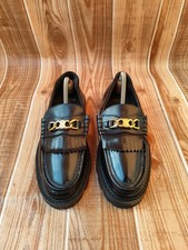 Celine Black Leather Triomphe