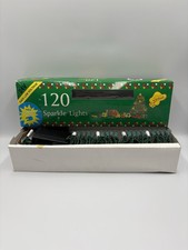 Vintage NEW & BOXED Color Splash 120 Sparkle Christmas Lights 24V WORKING VGC