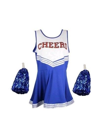 Cheerleader dress and pompoms - dress,
